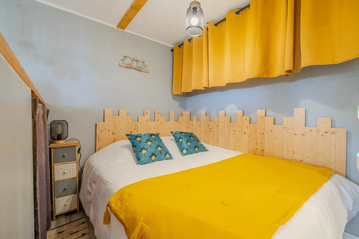 La chambre ouverte du studio Le Jade